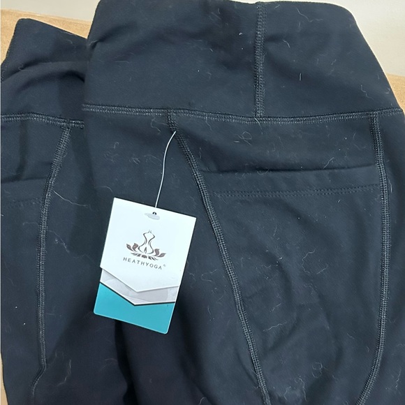 Heathyoga Women's Yoga Pants with Pockets for Women Bootcut Wide Leg Pants - Picture 5 of 8